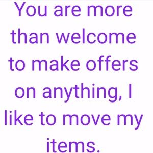 Please make an offer! 💜